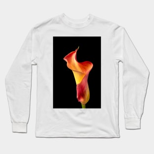 Twisted Shapely Calla liliy Long Sleeve T-Shirt